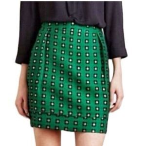 Anthropologie HD in Paris skirt gold metallic threading - 4 ($178)